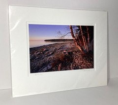 Fine Art Photograph Solitude Door County Peninsula WI Shoreline Signed & Matted