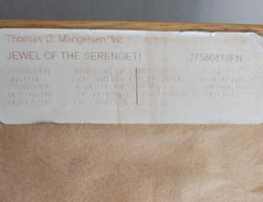 Thomas Mangelsen Jewel of the Serengeti signed numbered