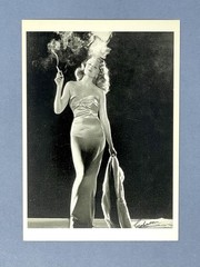 Rita Hayworth Art Print Card Photo By Robert Coburn 1946 Fotofolio 4”x6”
