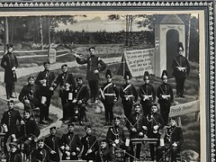 Vintage 1910-1912 German Military Photograph Patriotic Soldiers Commemorated