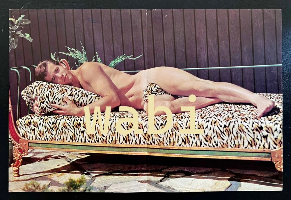 vtg 1966 TED LYRIC STUDIO Young Physique 16×11″ Centerfold beefcake gay art Sale