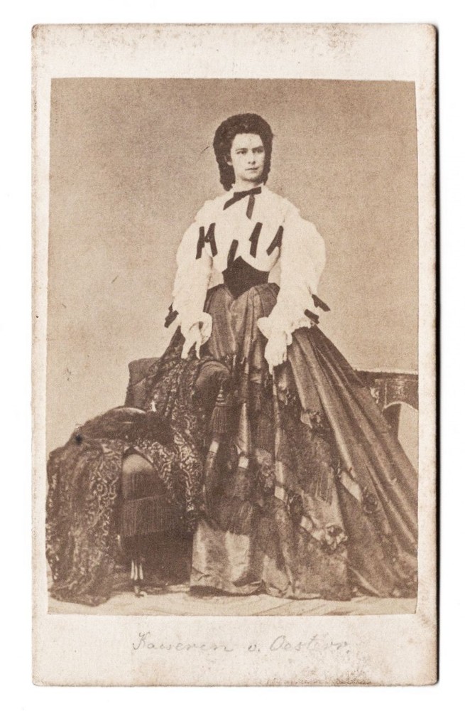 Elisabeth Of Austria Sisi Empress Austria CDV Photo Picture Vienna Angerer 1862