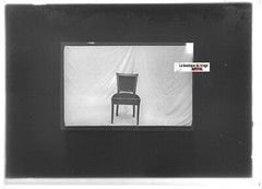 Vintage Black & White Positive Photo Glass Plate 13X18 Cm