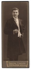 Photograph Joseph Fischer, Elsterwerda, Breitestraße 3, young gentleman in nightlife