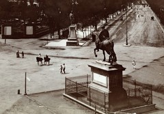 Larger size C. B. WAITE photo in poor condition, Mexico City, rare, , Vintage fi