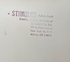Rare SCHIFFER PRINTS Stimulus SALVADOR DALI & GEORGE NELSON Fabric Press PHOTOS