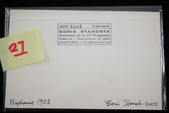 Boris Starosta 3D Stereoview – Stephanie 1902 – Black model – signed 2003 #27