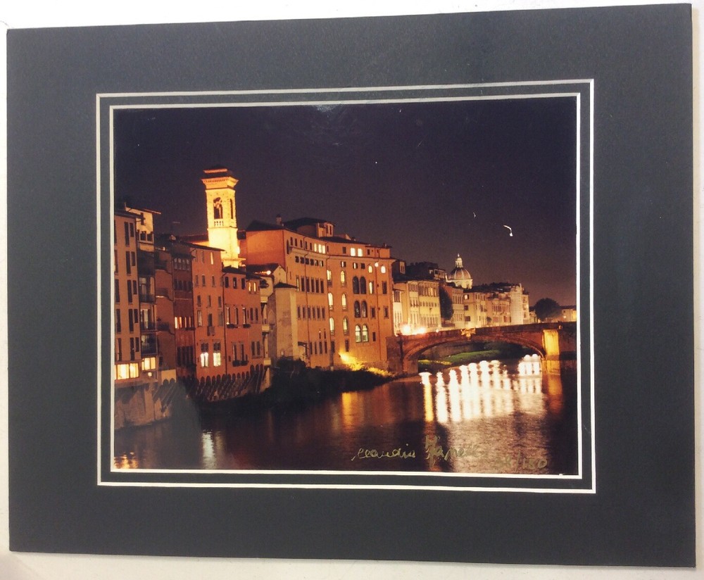 Firenze Landscape By Night Photography Photo Print Claudia Fanello 38/150