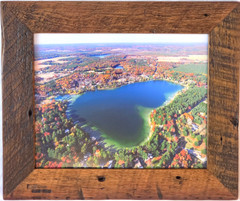 Johns Lake, Waushara Co., Mt. Morris, Wisc Overhead Aerial Photo. Frame Optional