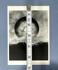 Jerry N. Uelsmann 1979 Art Photo Print Card By Fotofolio 4”x6” Boat Cloud Sphere