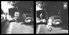 2x F. W. Neukirch KG Bremen VW Bulli T1 Bus Vehicle in Hamburg – 1970s – Photo 9x9cm