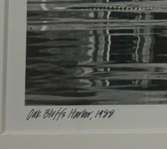 Vintage ALISON SHAW ‘Oak Bluffs Harbor, 1988’ MARTHA’S VINEYARD Gelatin PHOTO