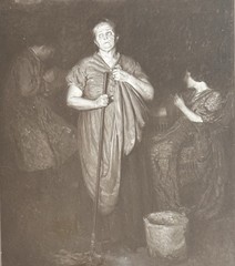 William Starkweather Portrait of Margaret Donegan Studio Scrub Woman Photo