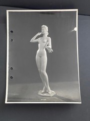 Rare Vintage Original Photo Siegel Stockman Mannequin Female Fetish Curiosa