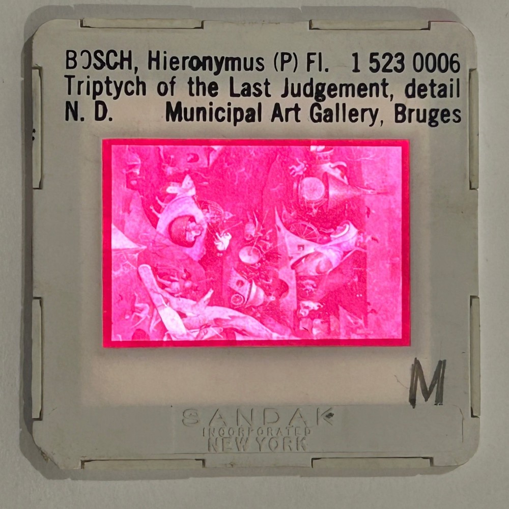 Sandak 35mm Art Slide Bosch Last Judgement Triptych Detail Bruges