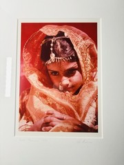 Color Photograph Young Princess by Lisa Kristine Framed Signed