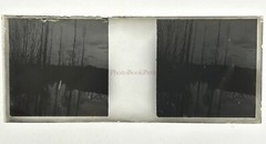 Landscape A Mare Photo Plate De Verre c1920 Vintage §48L18n