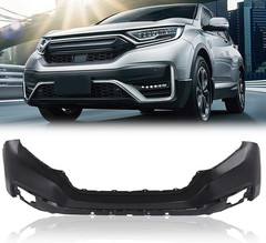 Front Upper Bumper Cover Compatible with Honda CR-V 2020 2021 2022 | Black HO101