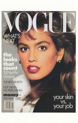 Vogue cover photo 1987, Richard Avedon, postcard, carte postale
