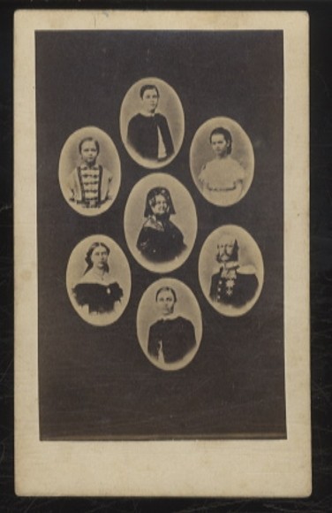 CdV multi-picture photo including Duke Friedrich Franz II. from Mecklenburg,… – 11990