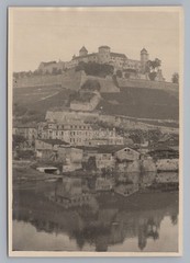 Würzburg 1949 – Building on the River – Old Photo 1940s