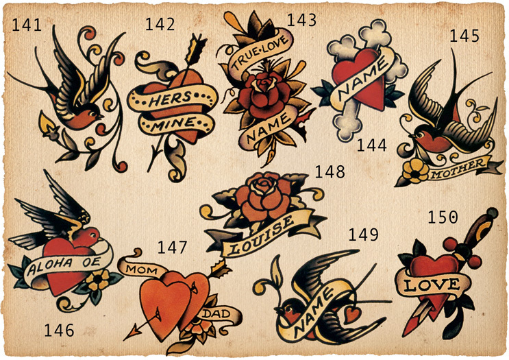 Sailor Jerry Tattoo Art 14 x 11 Photo