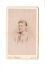 CDV photo woman portrait-Leipzig 1893