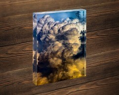 Thunderstorm cloud photography print colorful sunset picture storm wall art