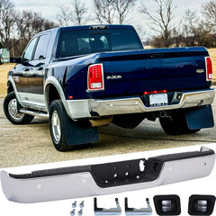 Rear Steel Step Bumper Assembly for 2013-2018 Dodge Ram 2500 3500 HD with Park S
