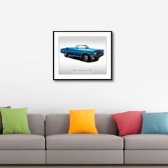 Classic Cars – 1966 Chevy Chevelle SS Convertible in Marina Blue – Muscle Car