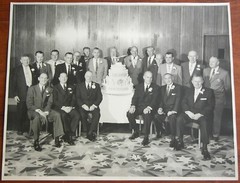 Vtg 50s 60s LOCKHEED 25th Anniversary Photograph Engineers Corporate RARE Basolo