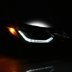 – for 2016 2017 2018 2019 Chevy Cruze 4Door LED Halogen DRL Projector Headlights
