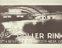 COSTA MESA 17th/Newport HARBOR ROLLER RINK 1950 VINTAGE Photo Print 1204 11 x 14