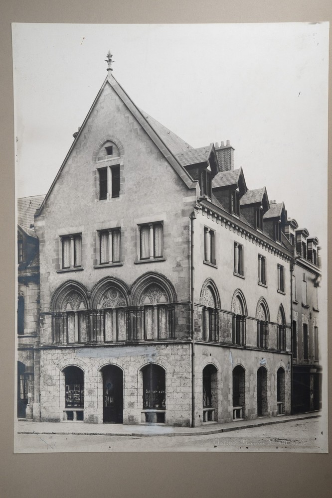 Photo Print Analog France Chartres House Of The 13th Century 29X40Cm 1930