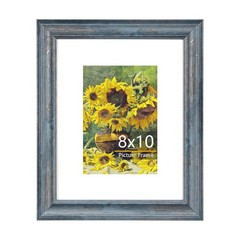 YOUNG POONG 8×10 Picture Frame，Display Pictures 5×7 with Mat or 8×10 With