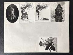 Ken Kelly Fantasy Art Print Lot Vintage Eerie Visions Sword Sorcery Prints