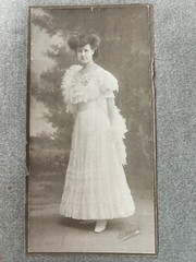 Rare Large Portrait Young Girl Late 19th Century G. L. Arlaud Geneva Switzerland