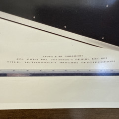 Ultraviolet Imaging Spectrograph UVIS CU Boulder 1996 Photograph Picture 8.5×11″