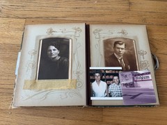 Victorian Photo Album with Old Family Photos 1890s to Early 1900s