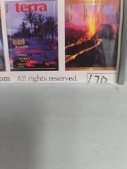 G Brad Lewis Hawaii Lava Flow Volcano Photo Limited Edition 170 Framed 18×22