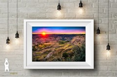 North Dakota Badlands Sunset – Fine Art Prints – Landscape Photography Décor