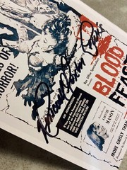 H.G. Lewis Hand Signed Blood Feast Photo Herschell Gordon Lewis Autograph