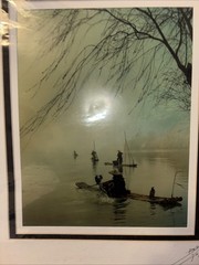 Four Boats, Hunan, 1984 Photography By Don Hong Oai Signed