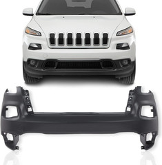 Front Upper Bumper Cover Fit Jeep Cherokee 2014-2018 | (Fit Models without Head