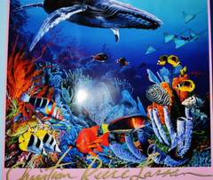 Wale Song poster heavy duty Hawaiian Pacific Marine «Christian Riese Lassen Wale