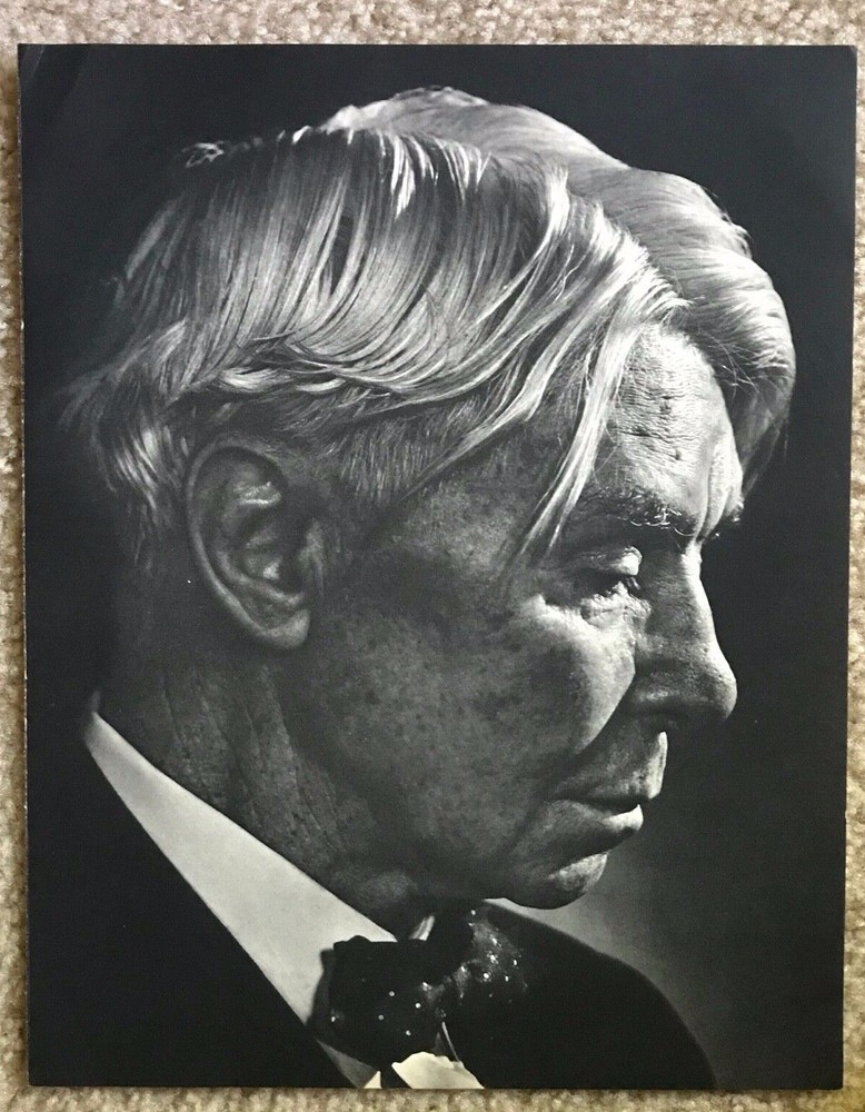 Vintage YOUSUF KARSH Photogravure Portrait Art Photo, 1960s – CARL SANDBURG