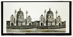 Vienna Vienna Church Saint-Charles Austria Plate Stereo Ferrier Circa 1860
