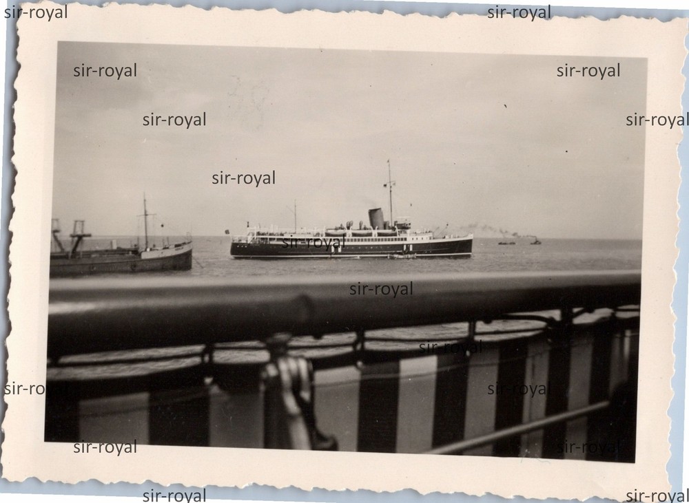 Hamburg around 1939 – Speed Steamer Roland Ship – 1930s – Photo 9x6cm