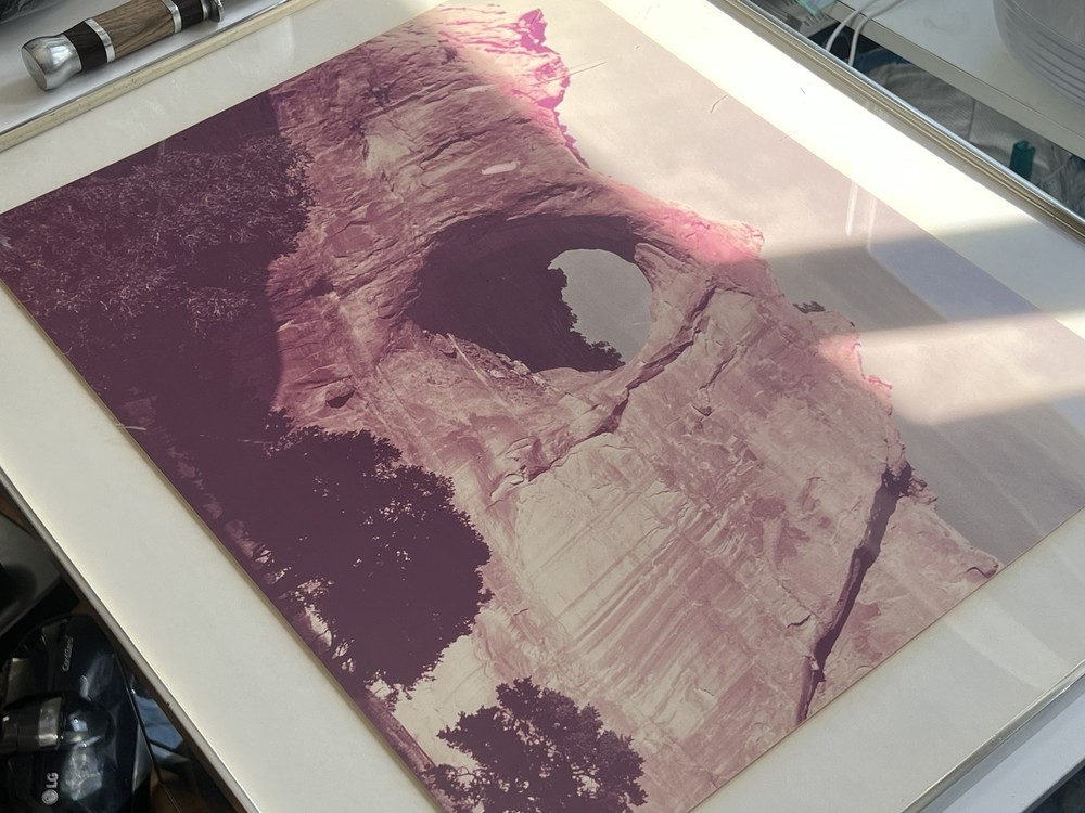 Jay Maisel — «Window Rock» Signed Photograph, 114/750, Berkey K&L, c.1974-76
