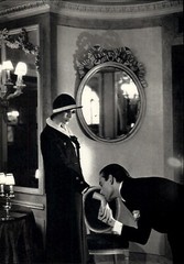 1978 Original Helmut Newton Man Kissing Mannequin’s Hand Art Photo Gravure